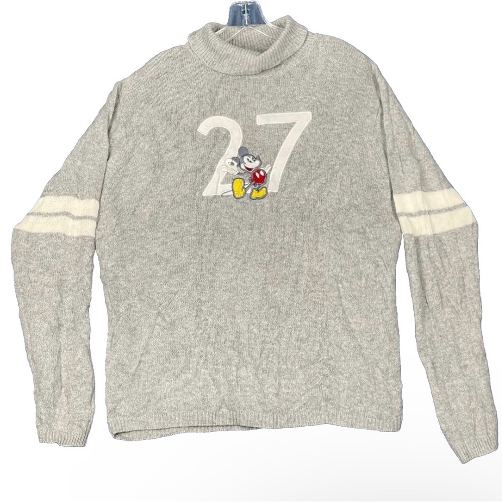 Disney’s Mickey Unlimited Gray Sweater Sz XL Vintage Authentic Disney‎ World